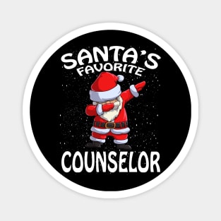 Santas Favorite Counselor Christmas Magnet